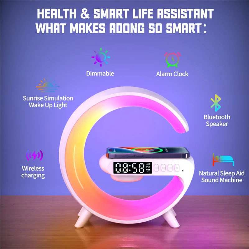 Bluetooth Speaker Wireless Charger Pad Stand