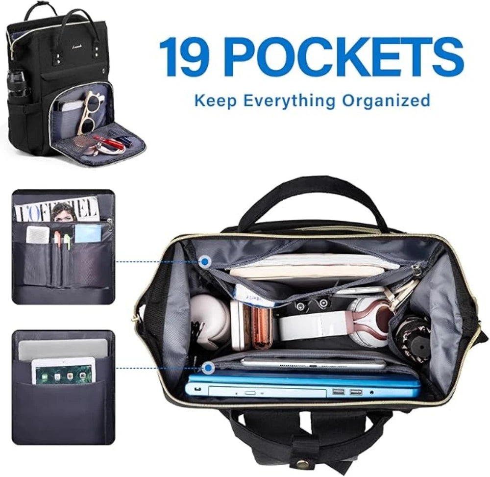 LOVEVOOK 17 inch Laptop Travel Backpack