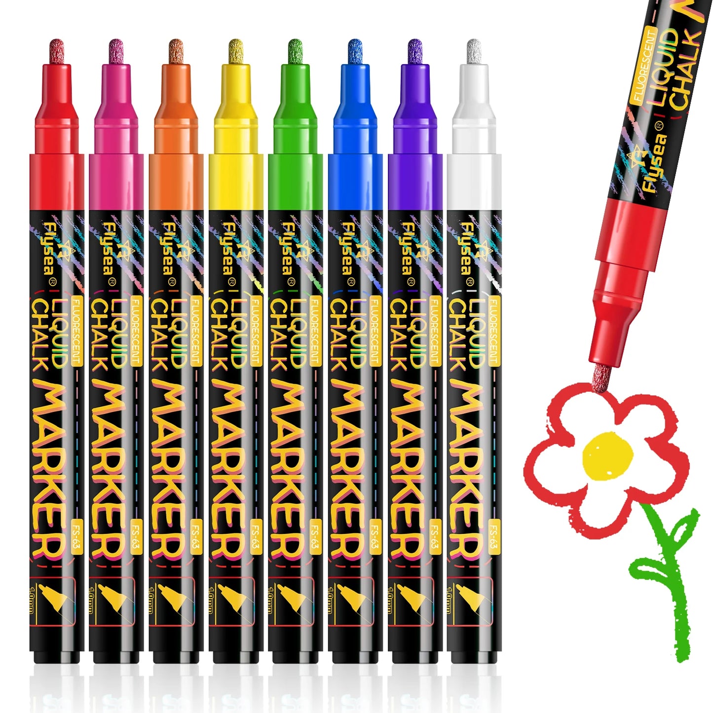 Erasable LED Highlighter Fluorescent Marker