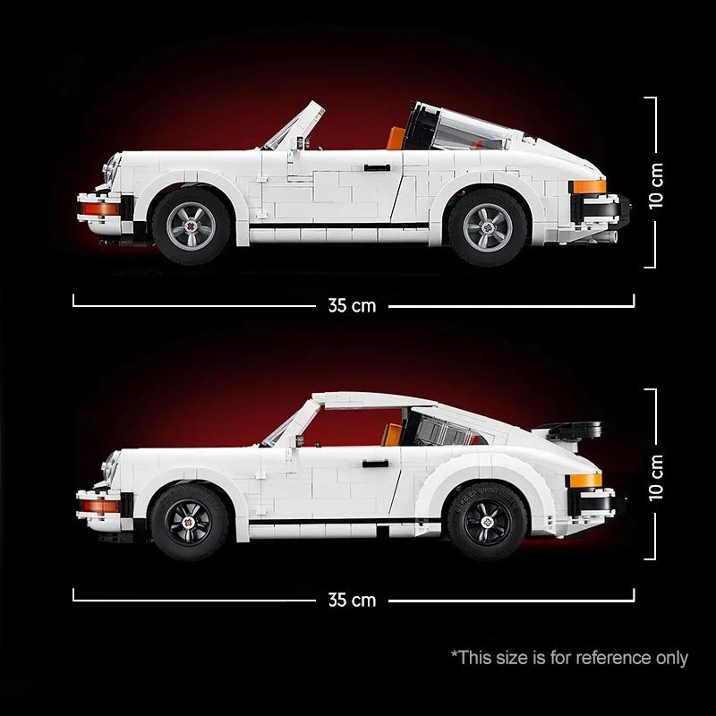 Building Blocks Set 2 in 1 Race Vehicle Model Classic Collection