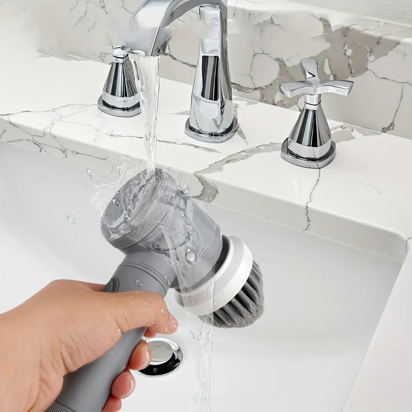 Electric Cordless Spin Scrubber