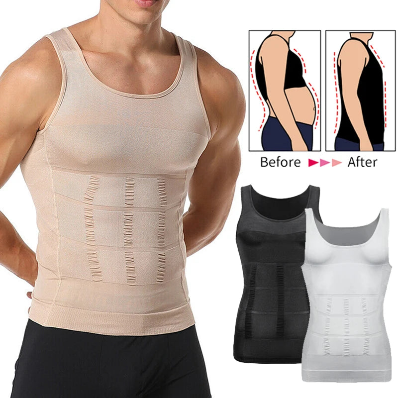 Men's Slimming Body Shaper Shirt