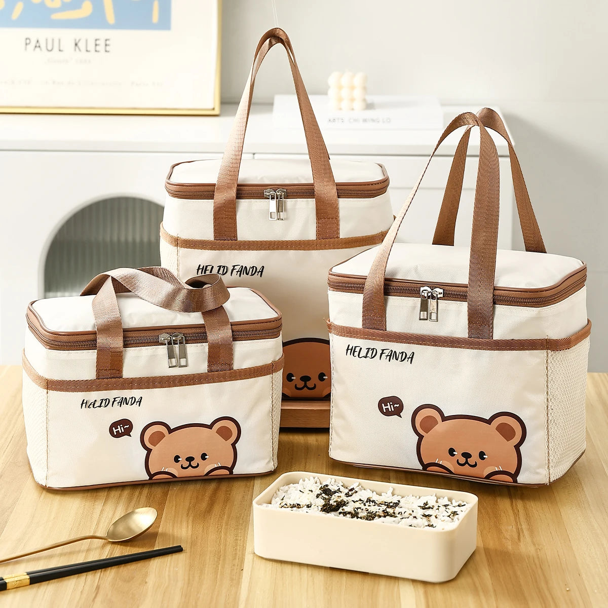 Portable Insulated Lunch Bag