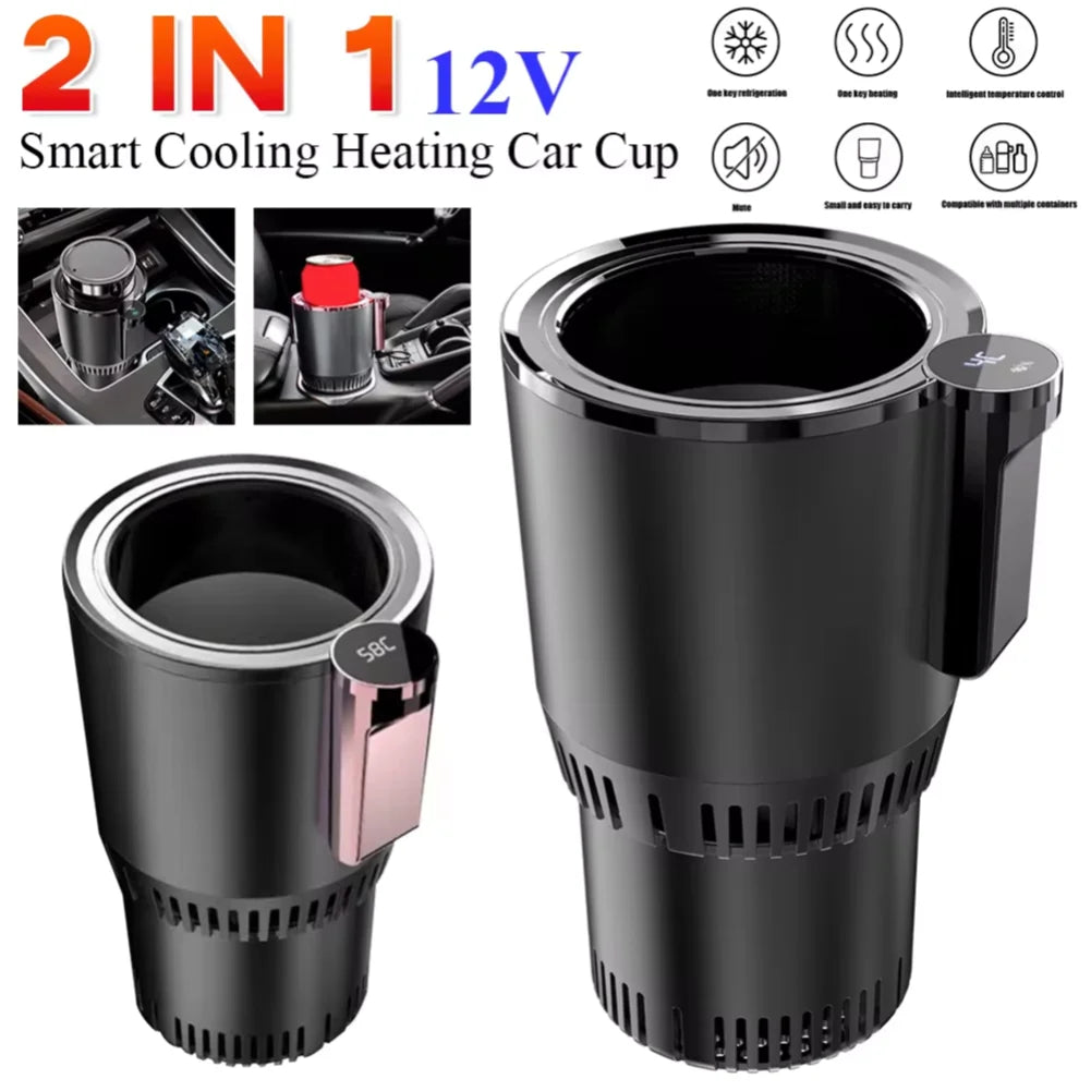 Portable Smart 2 In Car Cooling Heating Cup Holder