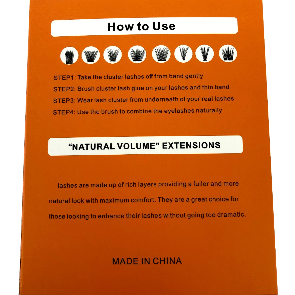 60D/80D fluffy Mink Eyelashes