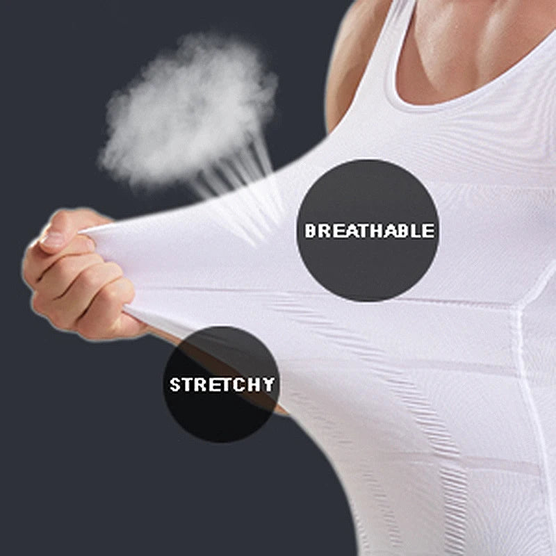 Men's Slimming Body Shaper Shirt