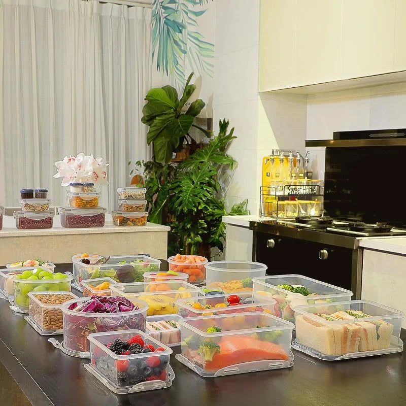 60-Piece Food Storage Containers Set