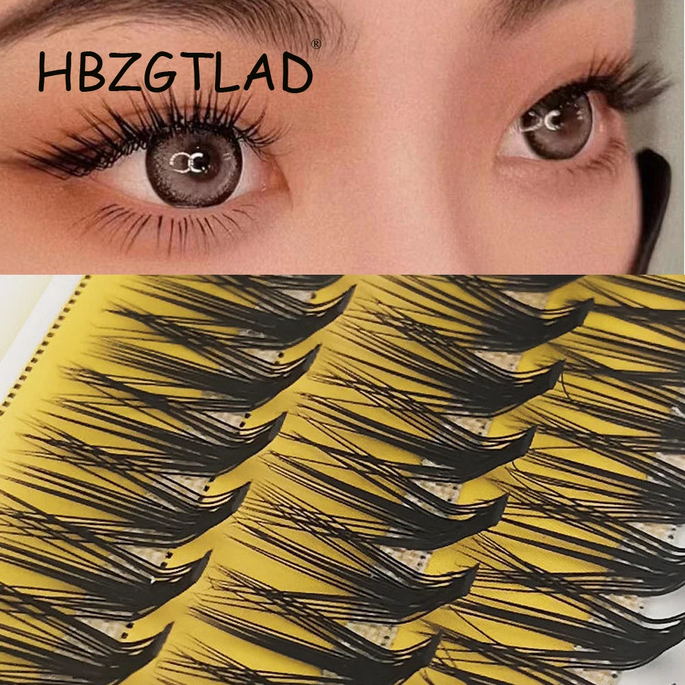 New Natural Mink 20D L Curl Super Cluster Eyelash Extension