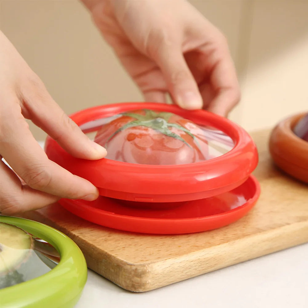 4/1 Pcs Silicone Fruit Storage Box