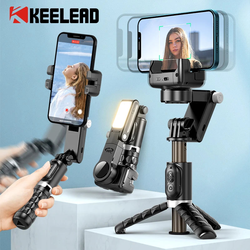 Shooting Selfie Stick Tripod with Fill Light