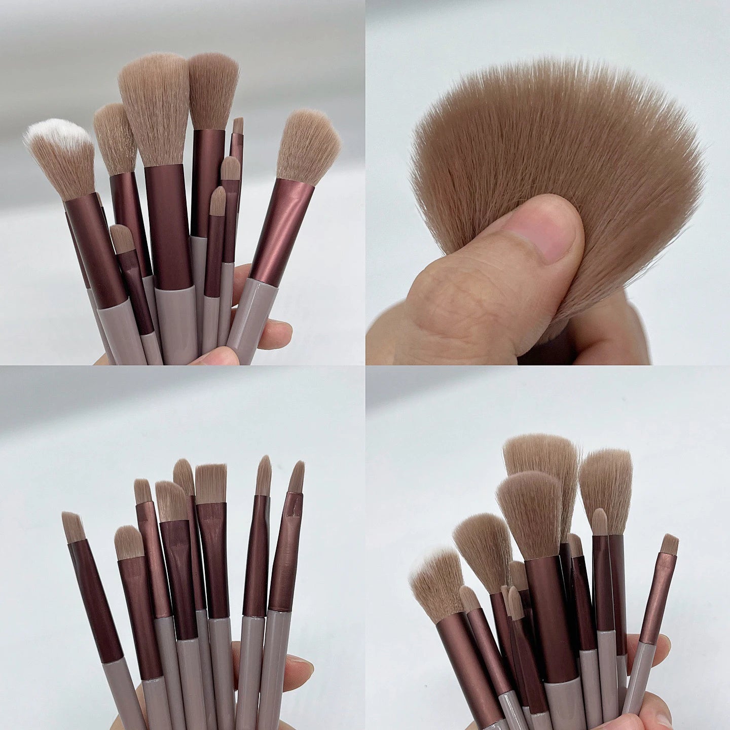 13 PCS Makeup Brushes & Tools Bag