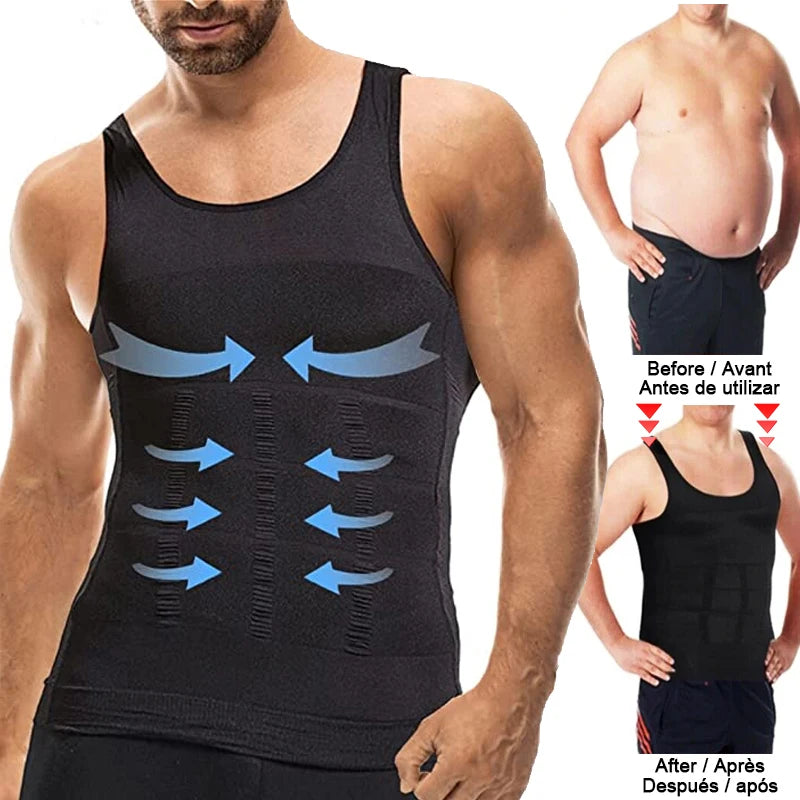 Men's Slimming Body Shaper Shirt