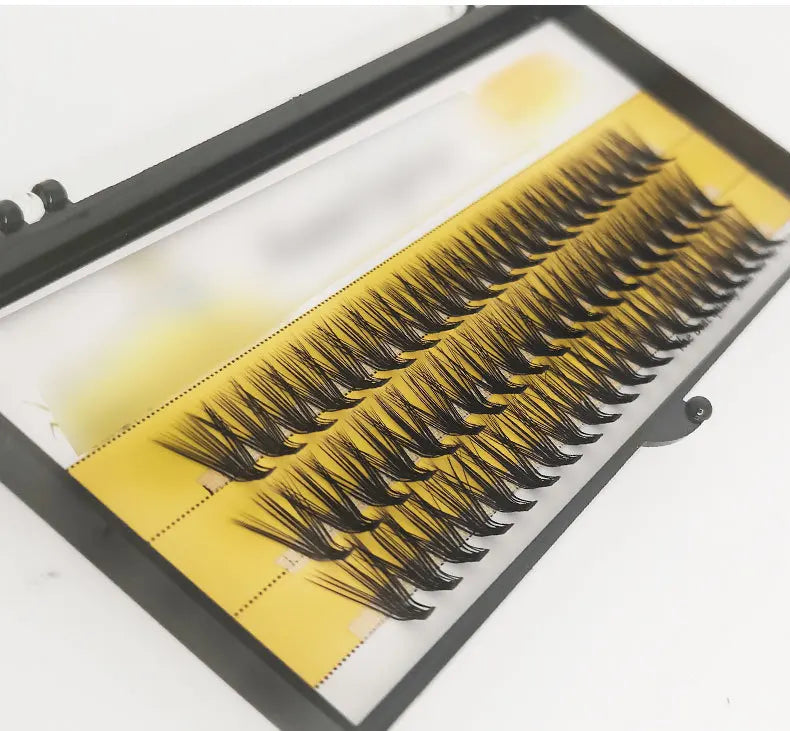 New Natural Mink 20D L Curl Super Cluster Eyelash Extension