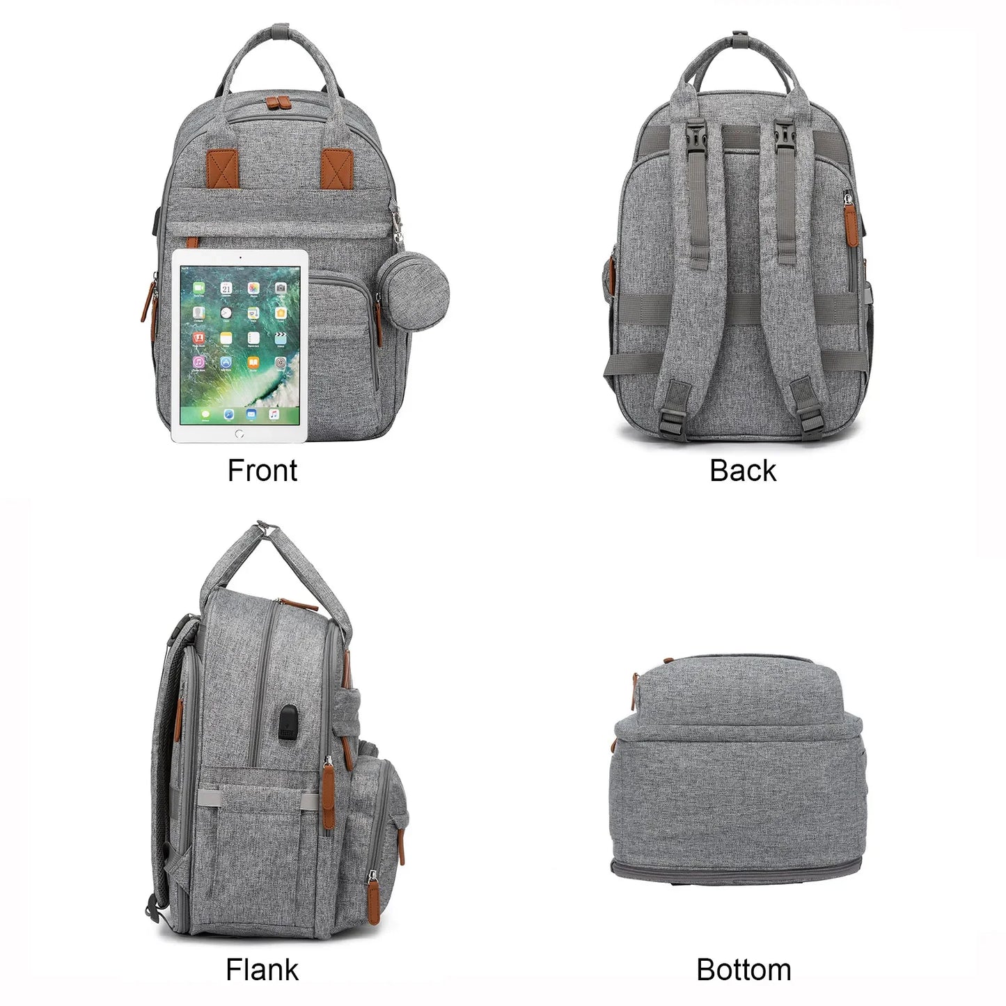 LOVEVOOK Mommy Pack Bag with USB Charging Port