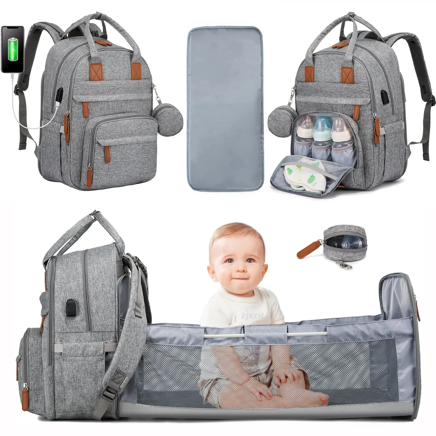 LOVEVOOK Mommy Pack Bag with USB Charging Port