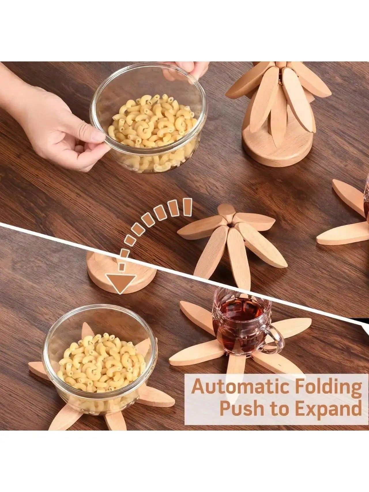 Tree coasters wooden tripod