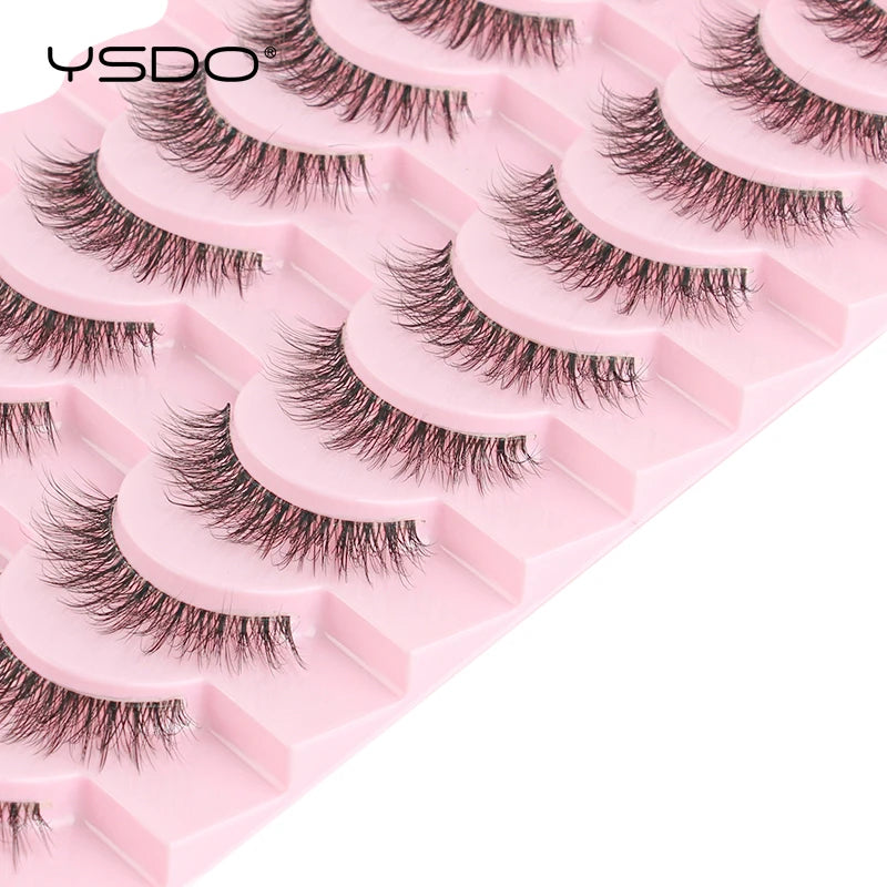Natural Cat Eye Wispy Mink Eyelashes