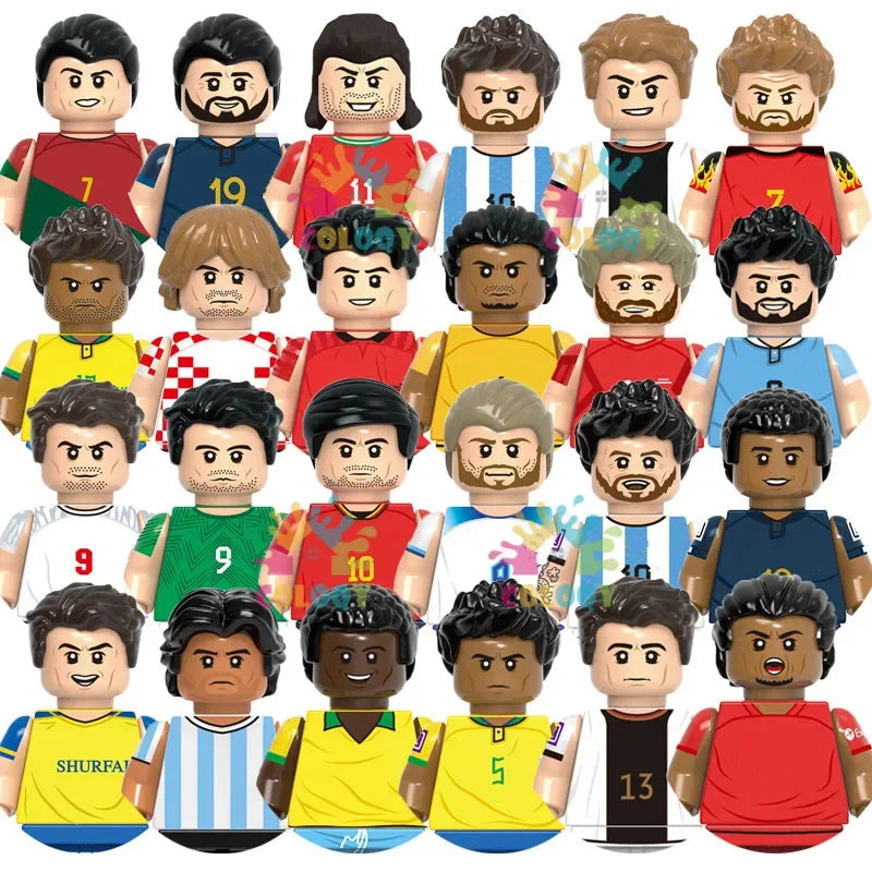 Kids Toys Football Stars Building Blocks