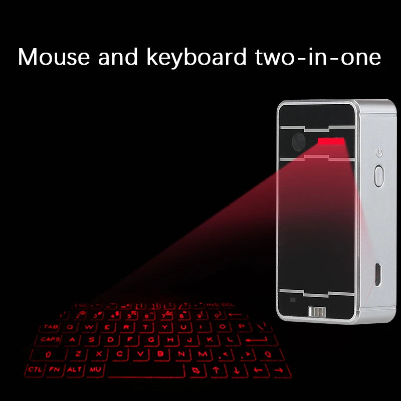 Portable Bluetooth Virtual Wireless Laser Keyboard Projector