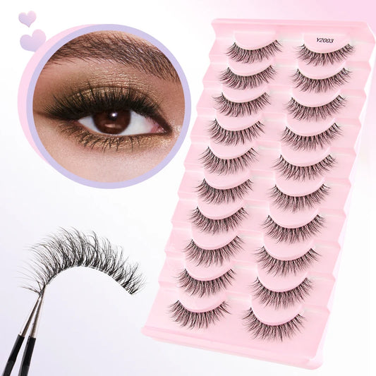 Natural Cat Eye Wispy Mink Eyelashes