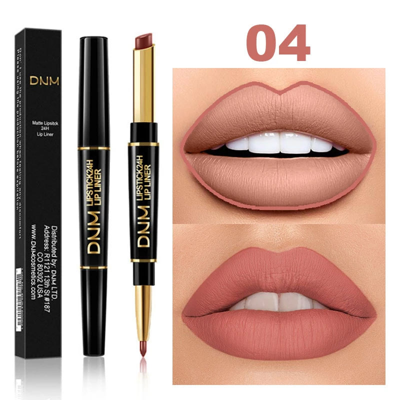 2 In 1 Matte Lipstick Pencil / lipstick combo
