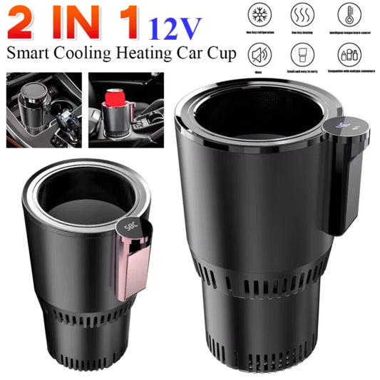 Portable Smart 2 In Car Cooling Heating Cup Holder