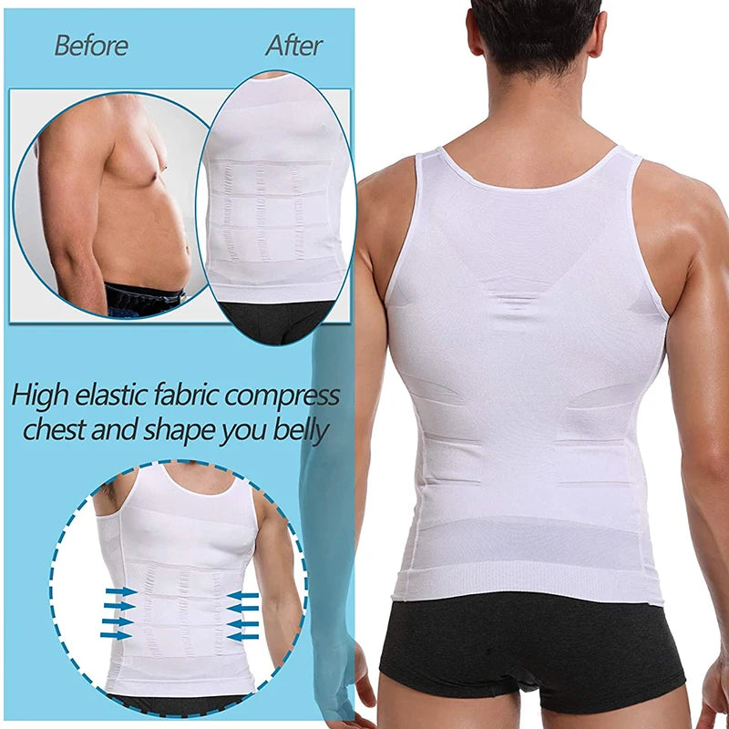 Men's Slimming Body Shaper Shirt