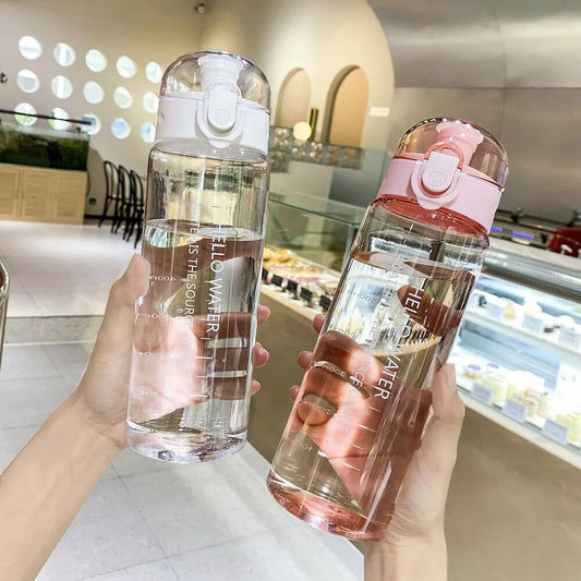 Transparent Sports Water Bottle