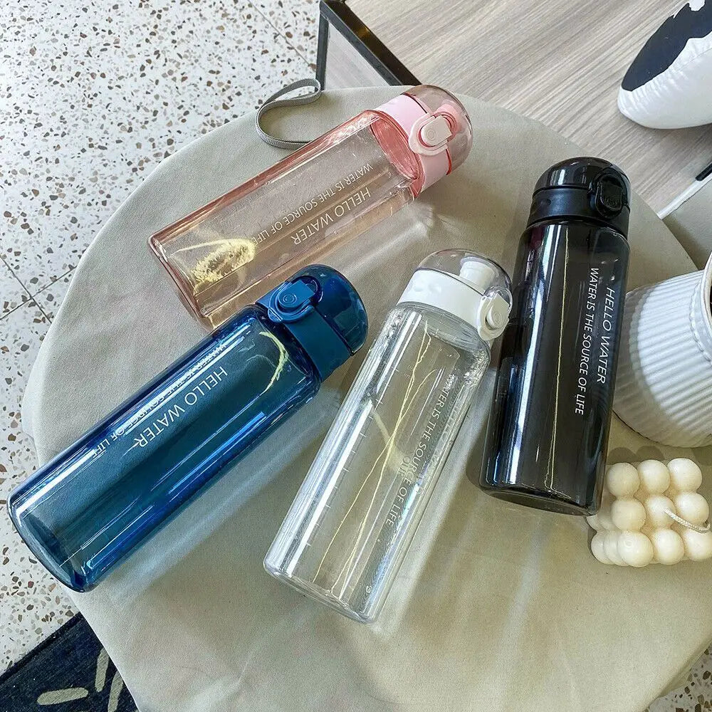 Transparent Sports Water Bottle