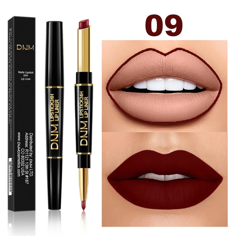 2 In 1 Matte Lipstick Pencil / lipstick combo