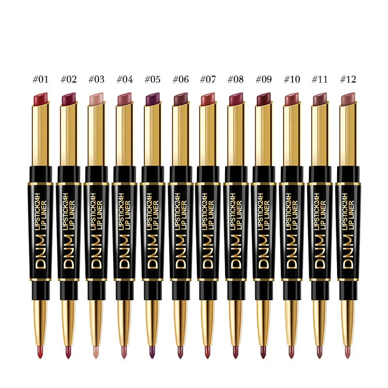 2 In 1 Matte Lipstick Pencil / lipstick combo