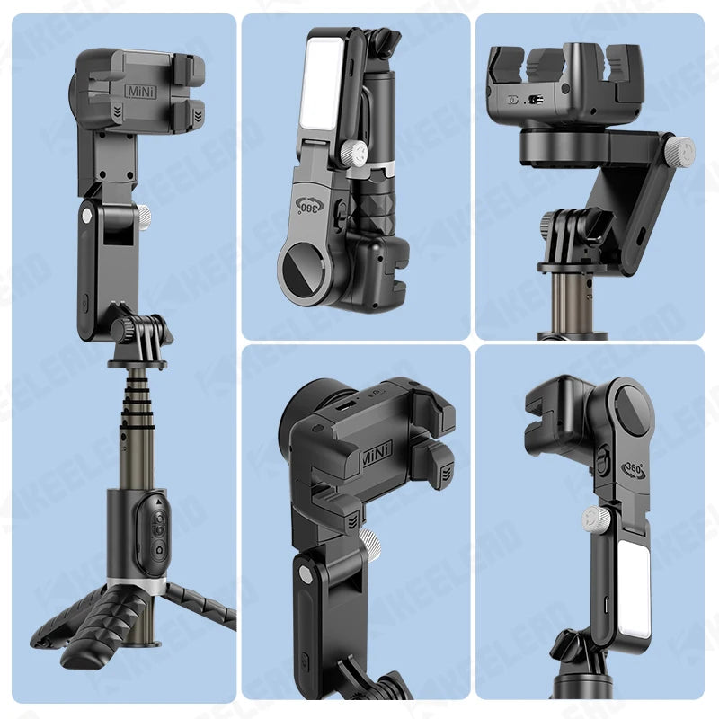 Shooting Selfie Stick Tripod with Fill Light